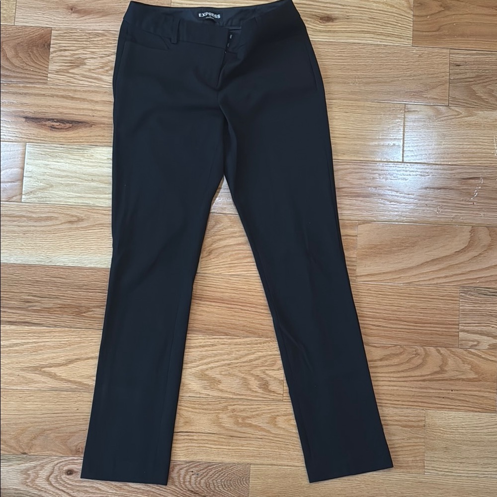 Express Barely Boot Columnist Dress Pants